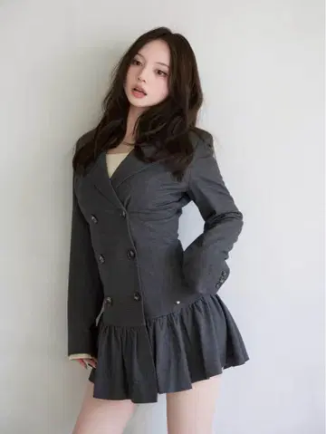 ANDMARY Donna gather mini dress (S)