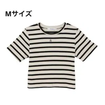 herlipto Trois 로고 리브드 티 M 사이즈