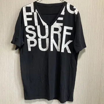 SUNDEK 반팔 티셔츠 서프펑크 SURFPUNK V넥