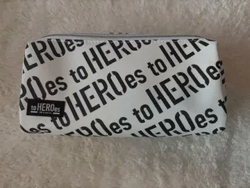 to HEROes 응원봉 파우치 화이트 블랙