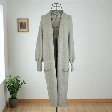 새상품급 완판템 발레 바이 크러쉬 모헤어 혼방 롱 가디건 Free