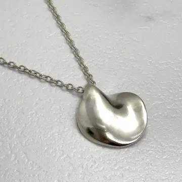 GEORG JENSEN 리프 모티브 펜던트 실버 목걸이 925