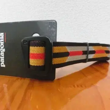 [ 미사용 ] patagonia 프릭션 벨트 올 패턴 구형 모델