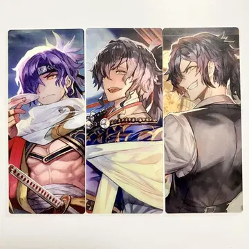 FGO 최종 재림전 편성 화면풍 카드 오카다 이조 3종