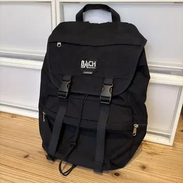 BACH 블랙 백팩 백팩 마더백
