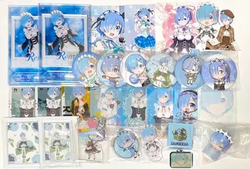 리제로 렘 묶음 판매 아크릴 스탠드 캔뱃지 카드 혜택 미니스톱