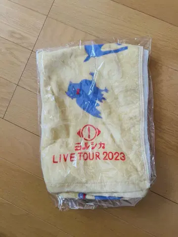 요루시카 달과 고양이의 댄스 춤추는 동물 머플러 타월 (노랑)