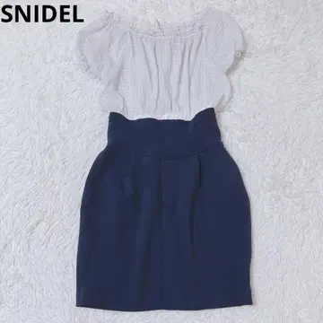 스나이델 도킹 원피스 무릎 기장 반팔 성숙 큐트 깅엄 체크