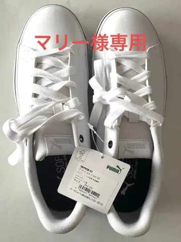 PUMA 화이트 스니커즈 SOFTFOAM+ 24.0cm