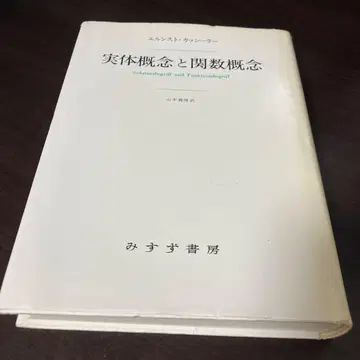 실체 개념과 함수 개념 인식 비판의 기본적인 여러 문제 연구