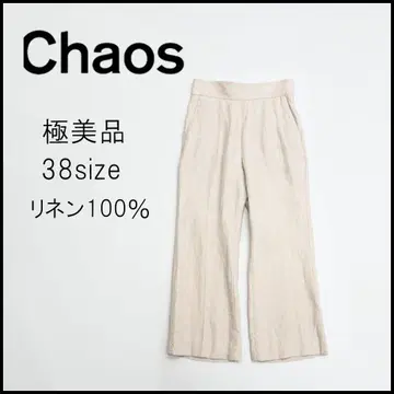 46776 Chaos 카오스 크롭 기장 팬츠 린넨 100% 38