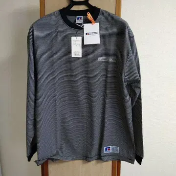 새상품 RUSSELL ATHLETIC 롱 슬리브 티셔츠 블랙 M