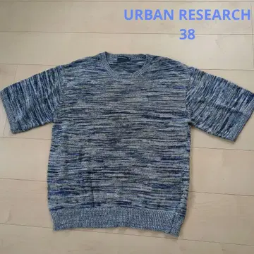 URBAN RESEARCH 블루 계열 그라데이션 니트 스웨터 사이즈 38