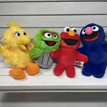 SESAME STREET 세서미 스트릿 봉제 인형 가챠 4세트