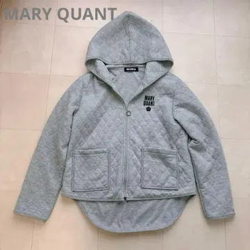 MARY QUANT 다이아 퀼팅 후드티