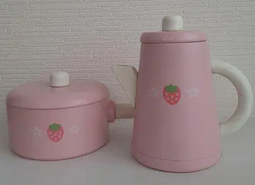 마더 가든 찻주전자 냄비 2종 세트 야생 딸기 소꿉놀이