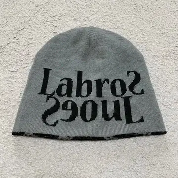 labros seoul 니트 모자 비니 리버서블 Y2K 그런지