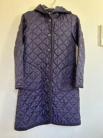 LAVENHAM 퀼팅 롱 코트