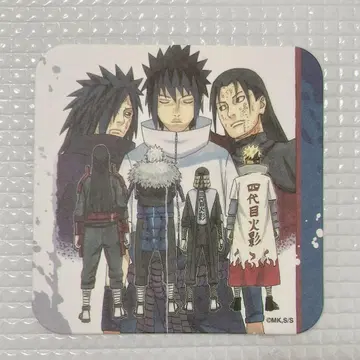 NARUTO 아트 코스터 사스케 마다라 하시라마 토비라마 히루젠 미나토
