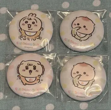 치이카와 Chiikawa Baby 오넨네 캔뱃지 4개 세트