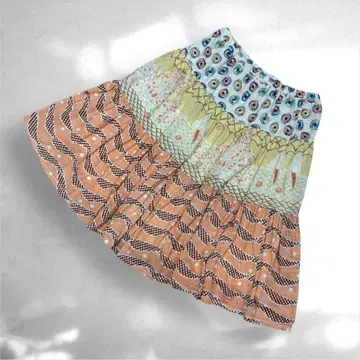 TSUMORI CHISATO 티어드 플레어 스커트 사이즈 2 A681