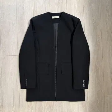 [ 미사용 ] louren 노카라 자켓 블랙