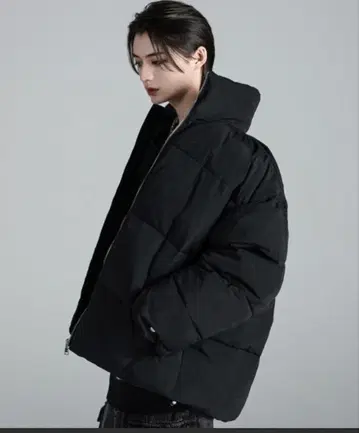 [ ADRER ] 하이펑셔널리티 패드 히트 자켓 블랙 M
