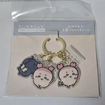 치이카와 (먼작귀) 도쿄 기념품 나누어지는! 3연 아크릴 참 모몽가