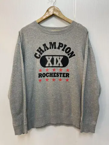 Champion 맨투맨 ROCHESTER 그레이 사이즈 L 구제 의류