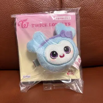 TWICE LOVERYS 봉제 인형 헤어핀 나연 GiGO 한정판