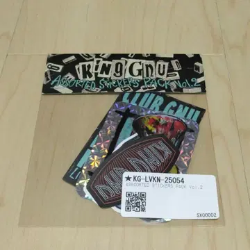 King Gnu LIVEHOUSE TOUR 스티커 팩 Vol.2