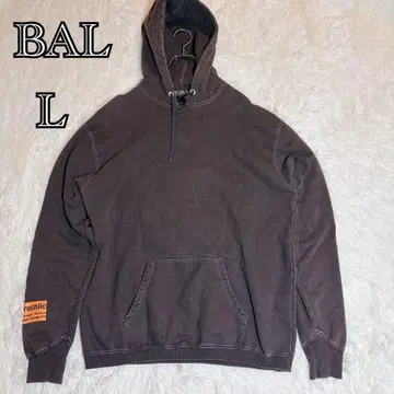 [ 레어 일본제 ] BAL 발 후드티 L 차콜 속기모