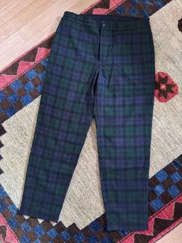 USED 골든구스 체크 팬츠
