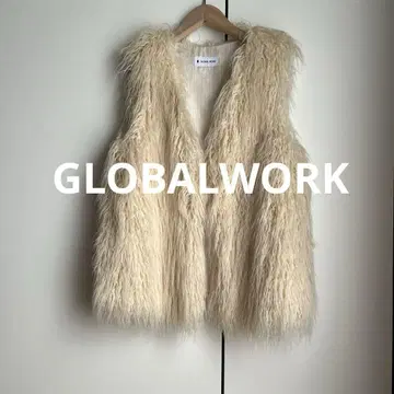 GLOBALWORK 글로벌 워크 퍼 베스트 구제 의류 베스트 아우터