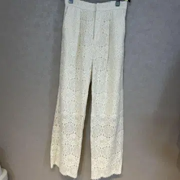 아이보리 레이스 팬츠 이에나