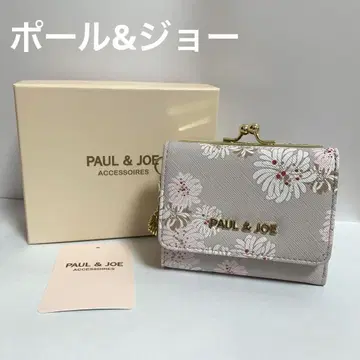 [ 새상품 ] 폴앤조, 크리잔테뭄 접이식 지갑, 가마구치, 그레이지 H
