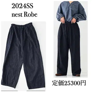 2024SS 네스트로브 코튼 린넨 바지 이지 팬츠 데님