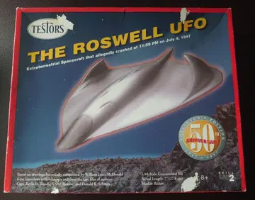 절판 레어 TESTORS 로즈웰 UFO 미조립 프라모델