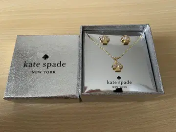 kate spade 목걸이와 귀찌 세트