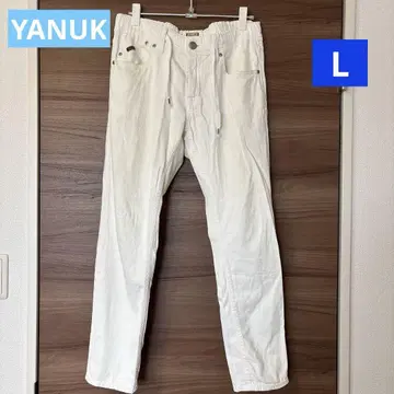 야누크 데님 화이트 리조트 L 사이즈
