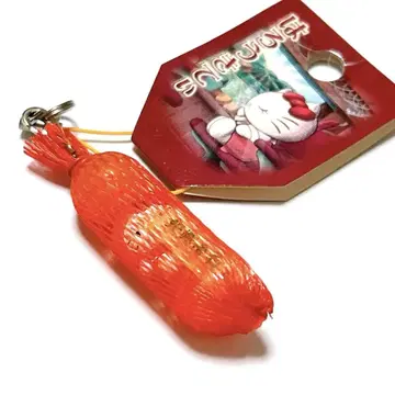 [새상품] 헬로키티 고토치키티 와카야마 한정판 냉동 감귤 스트랩 초레어