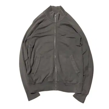 00s 올드 유니클로 다크 그레이 풀 집업 맨투맨 M