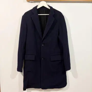 nonnative 논네이티브 네이비 싱글 브레스 체스터 코트