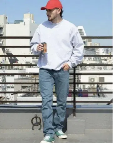 로스앤젤레스 어패럴 맨투맨 M