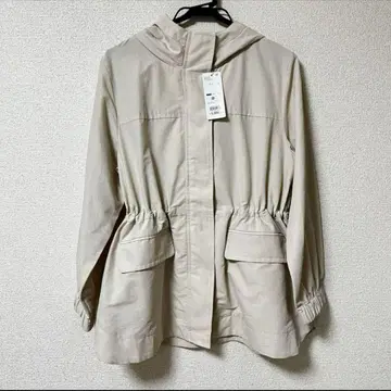 새상품 택 포함 니토리 N플러스 아우터 M 사이즈 면 혼방 베이지