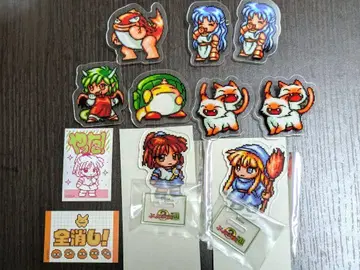 뿌요뿌요 팝업 파르코 아크릴 스탠드 배지 세트