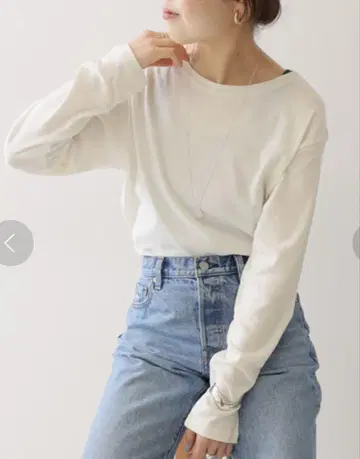 스픽 앤 스팬 루즈 롱 슬리브 TEE