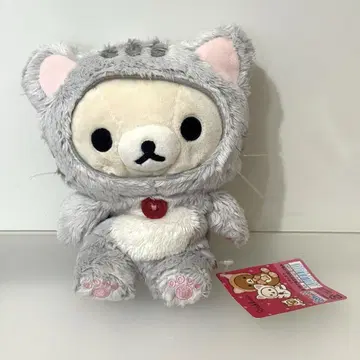 [ 익명 레어 ] 코리락쿠마 한가로운 고양이 테마 모아 앉는 봉제 인형