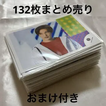 SnowMan 메구로 렌 공식 사진 묶음 판매 132장 클리어 파일
