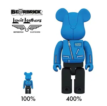 BE@RBRICK x Lewis Leathers 100% & 400%
